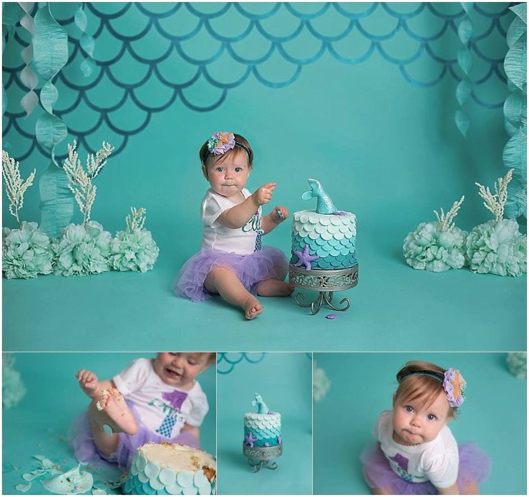 Hampton roads cake smash photographer Ellie turns one